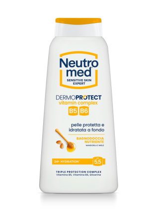 Sutter Neutromed Dermoprotect Nutriente tápláló tusfürdő mézzel és mandulával 600ml 12db/gyűjtő Sutter Neutromed Dermoprotect Nutriente tápláló tusfürdő mézzel és mandulával 600ml 12db/gyűjtő