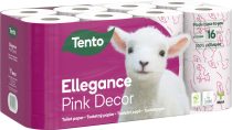Tento Ellegance Pink Decor 16 tekercses toalettpapír