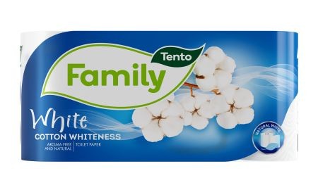 Tento Family Cotton Whiteness 8-as toalettpapír