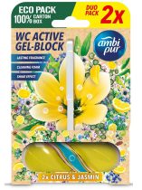 Ambi Pur Aktív Wc Gél Block 2x45g Citrus & Jasmin