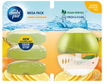 Ambi Pur Wc gél 4x55ml + készülék Lemon & Mandarin