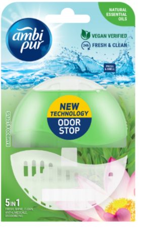 Ambi Pur wc gél + készülék 55ml - Bamboo & Lotus