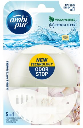 Ambi Pur wc gél + készülék 55ml - Jasmin White