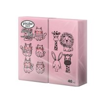   Szilvia Kids 2 rétegű, 2x20 szálas textilhatású papírszalvéta (Rózsaszín)