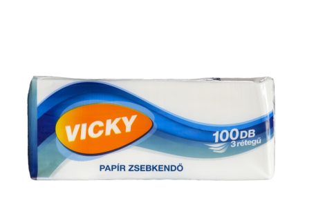 Vicky 100 db-os papírzsebkendő