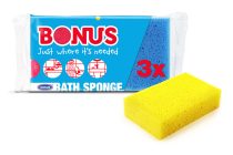 Bonus "B057" 3 darabos fürdőszivacs