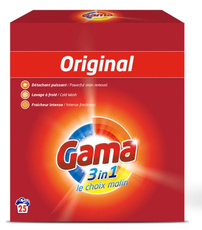 Gama 1,625kg (25 mosás) Regular