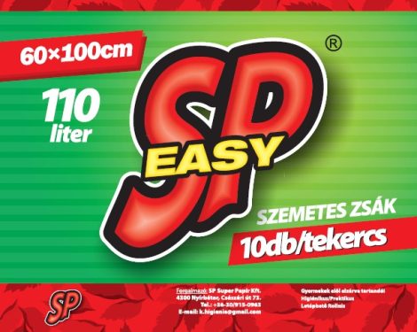 SP Easy 110l-es szemeteszsák 