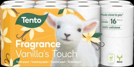 Tento Fragrance Vanilla's Touch 16 tekercses toalettpapír Tento Fragrance Vanilla's Touch 16 tekercses toalettpapír
